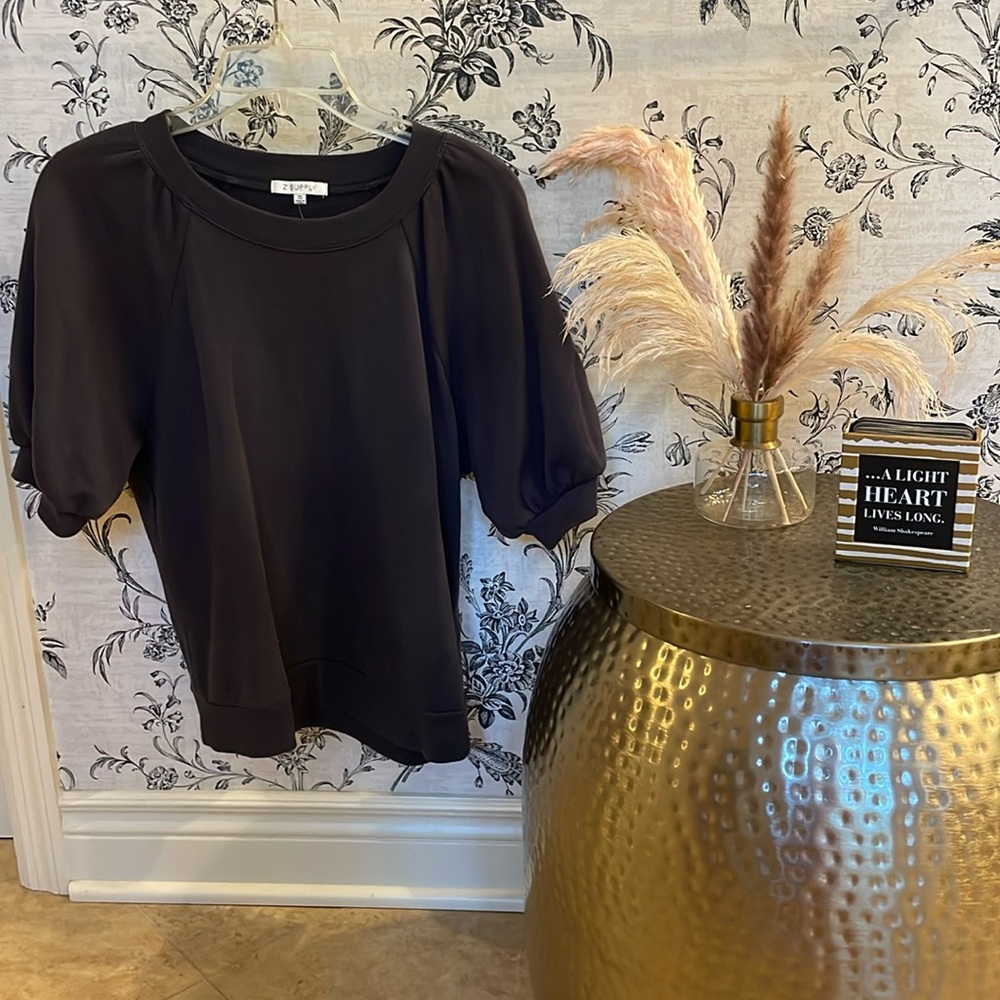 Evereve Z Supply puff-sleeve sweatshirt
